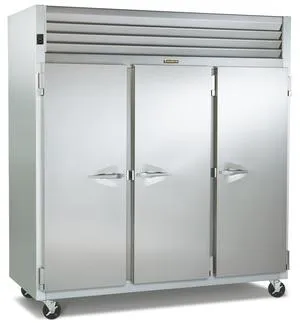 Traulsen G31311 76.31"  Reach-In Freezer with Three Solid Doors, Left/Left/Right Hinged