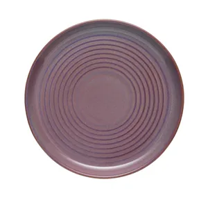 Libbey 109775 Canyonlands 8" Round Muave Stacking Coupe Plate
