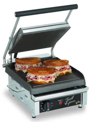 Star GX10IS Grill Express™ 10" Electric Sandwich Grill with Thermostatic Controls, 120V