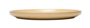 Libbey 109756 Canyonlands 9" Round Tan Stacking Coupe Plate