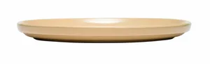 Libbey 109757 Canyonlands 11.125" Round Tan Stacking Coupe Plate