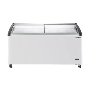 Maxx Cold MXF64CHC-7 White 12.36 Cu. Ft. Chest Freezer Display, Curved Top, 115V