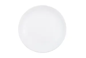 Cal-Mil 22328-9-15 Sedona 9" Textured White  Round Melamine Plate - 1 Each