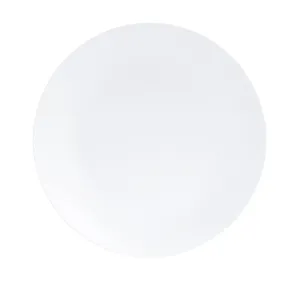 Cal-Mil 22390-11-15 Classic Coupe 11" White  Round Melamine Plate - 1 Each