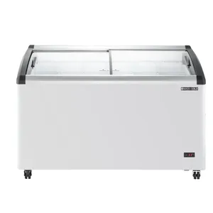Maxx Cold MXF54CHC-6 White 9.96 Cu. Ft. Chest Freezer Display, Curved Top, 115V