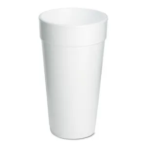 Dart DCC20J16 Foam Drink Cups, 20 oz, White, 500/Carton