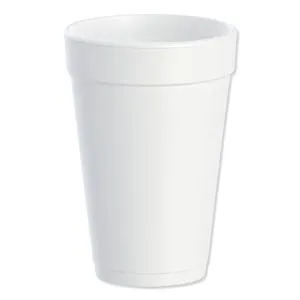 Dart DCC16J16 Foam Drink Cups, 16 oz, White, 25/Bag, 40 Bags/Carton