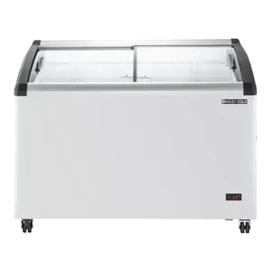 Maxx Cold MXF48CHC-5 White 8.62 Cu. Ft. Chest Freezer Display, Curved Top, 115V