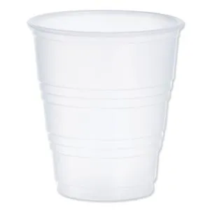 Dart DCCY5PK High-Impact Polystyrene Cold Cups, 5 oz, Translucent , 100/Pack