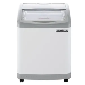 Maxx Cold MXF25CHC-2 White 3.81 Cu. Ft. Chest Freezer Display, Curved Top, 115V