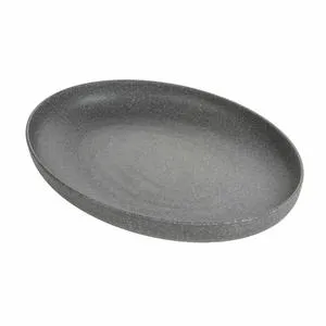 Cheforward by G.E.T. INF220 infuse oz. Oval Stone Grey Melamine Bowl