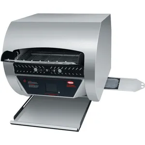 Hatco TQ3-2000H Toast Qwik Black Conveyor Toaster with 3" Opening, 240 Volts