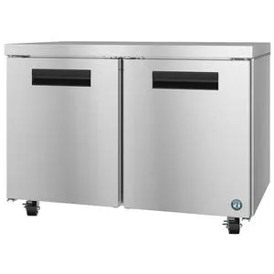 Scratch and Dent Hoshizaki UR48B, Refrigerator, Two Section Undercounter, Stainless Doors
