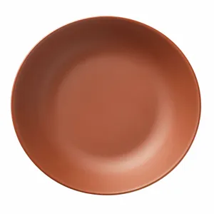 Libbey DRI-16-CME Driftstone 115 oz. Clay-Color Organic Shaped Bowl