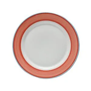Corona by G.E.T. Enterprises PA1602902024 Corona Calypso 7.87 in. Round Calypso Coral Porcelain Plate