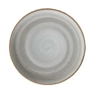 Corona by G.E.T. Enterprises PA1607712324 Corona Artisan Grey 9 in. Round Grey Porcelain Plate