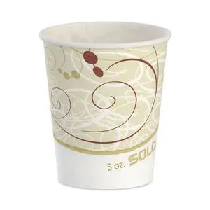 SOLO SCCR53SYMPK Symphony Design Paper Water Cups, 5 oz, 100/Pack