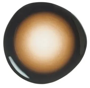 Libbey PEB-6-T Pebblebrook 10.375" Round Tigers Eye Coupe Plate
