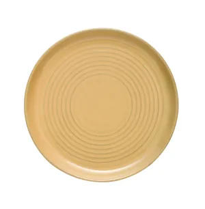 Libbey 109755 Canyonlands 8" Round Tan Stacking Coupe Plate