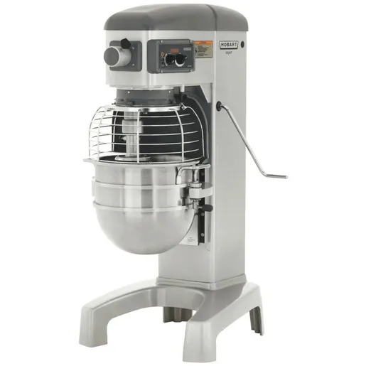 Hobart Legacy HL300 30 Qt. Planetary Floor Mixer with Bowl, Beater, and Whip; 200-240/50/60/1