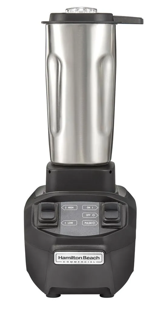 Hamilton Beach HBB255S Rio 1.6 HP Commercial Bar Blender with Timer/Pulse Switches and 48 Oz. Stainless Steel Container, 120 Volt